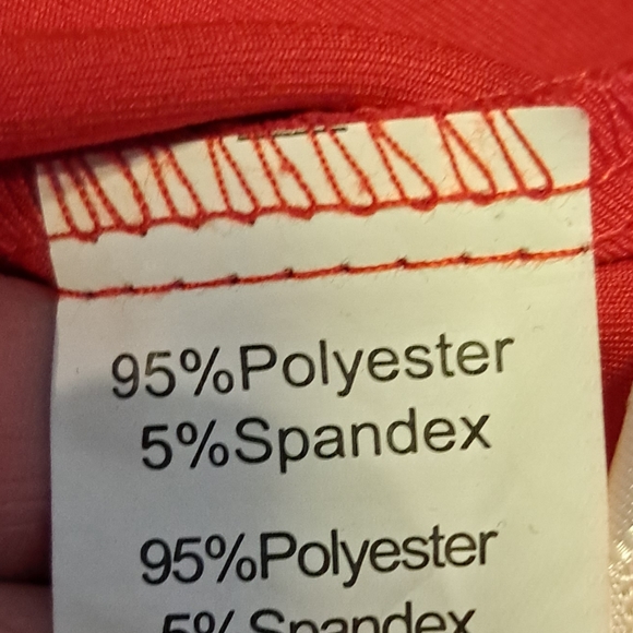 GRACE KARIN TIE WAIST PAPERBAG SHORTS WITH POCKETS, RED L - Picture 8 of 8